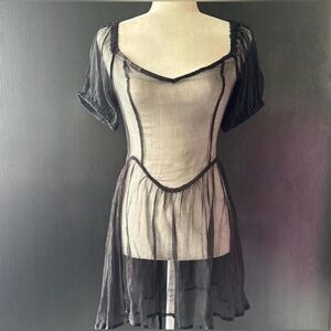 Fashion Brand Company sheer silk dress